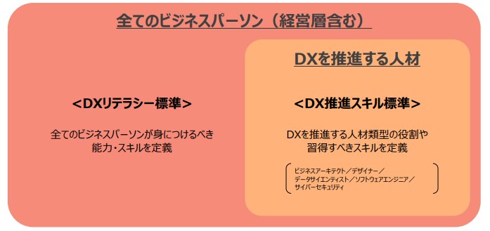 デジタルスキル標準を構成する2つの「標準」