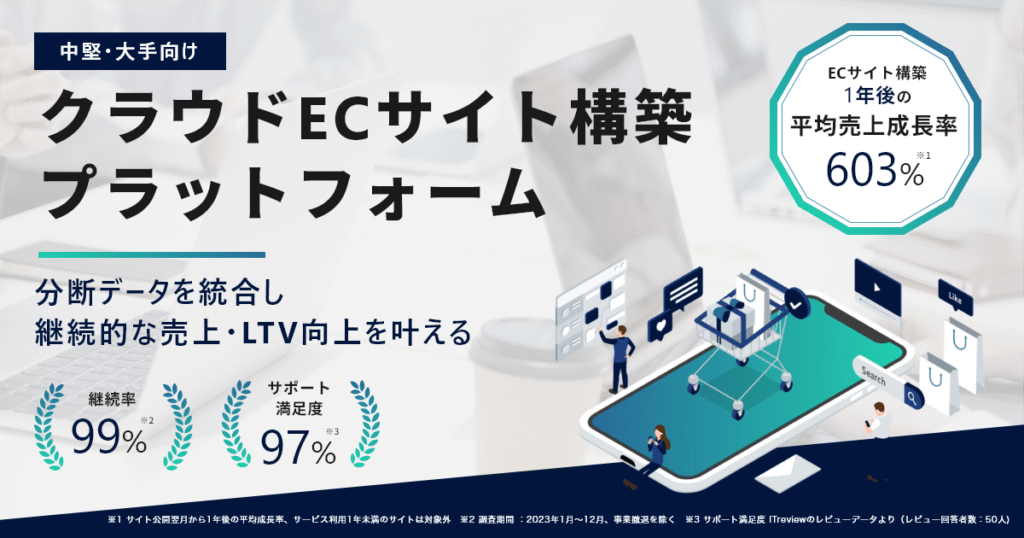 クラウドECサイト構築プラットフォームメルカート