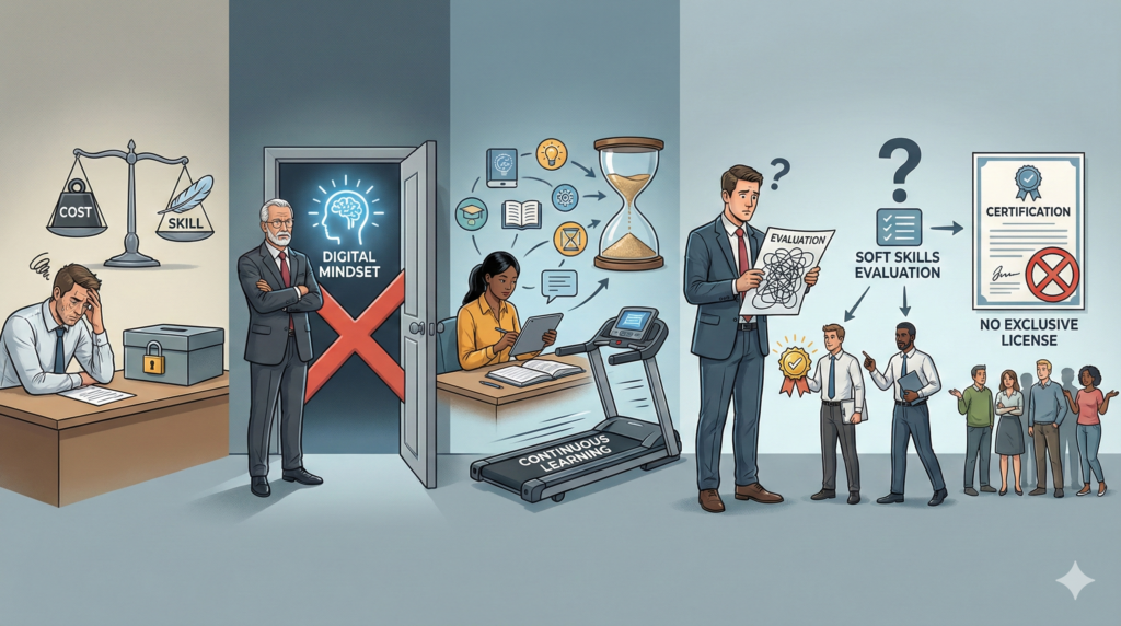 中小企業経営者が情報処理技術者試験の合格とデジタル資格証明の取得を推奨する課題と留意点