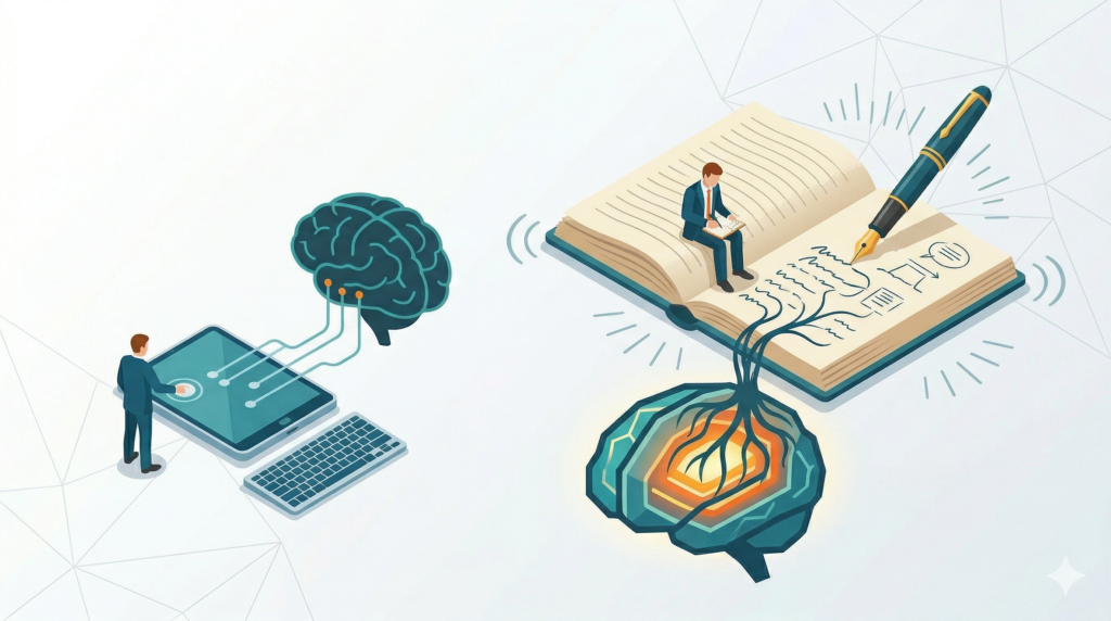 五感が促す思考の深さ〜アナログが持つ認知的な優位性