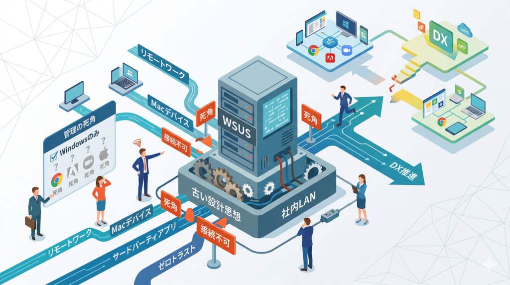 なぜWSUSでは「DX」を実現できないのか？