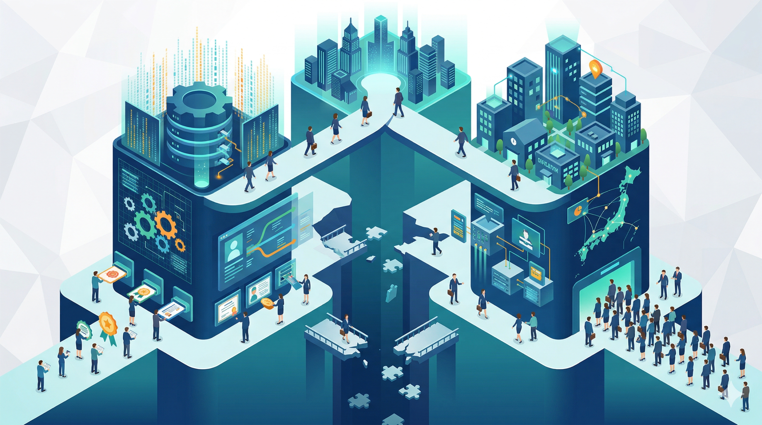 政府が打ち出す、DX人材不足を解消する2つの柱