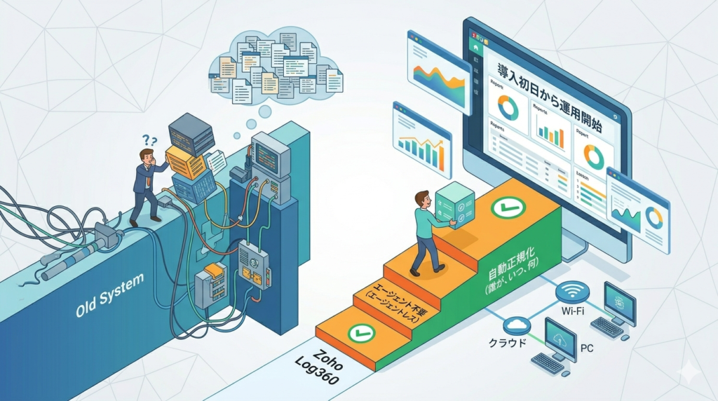 なぜLog360は「導入の壁」が低いのか