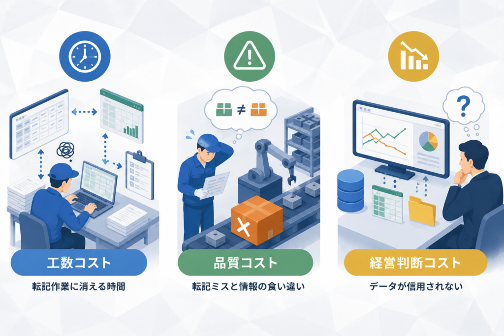 二重入力が生む3つの隠れたコスト