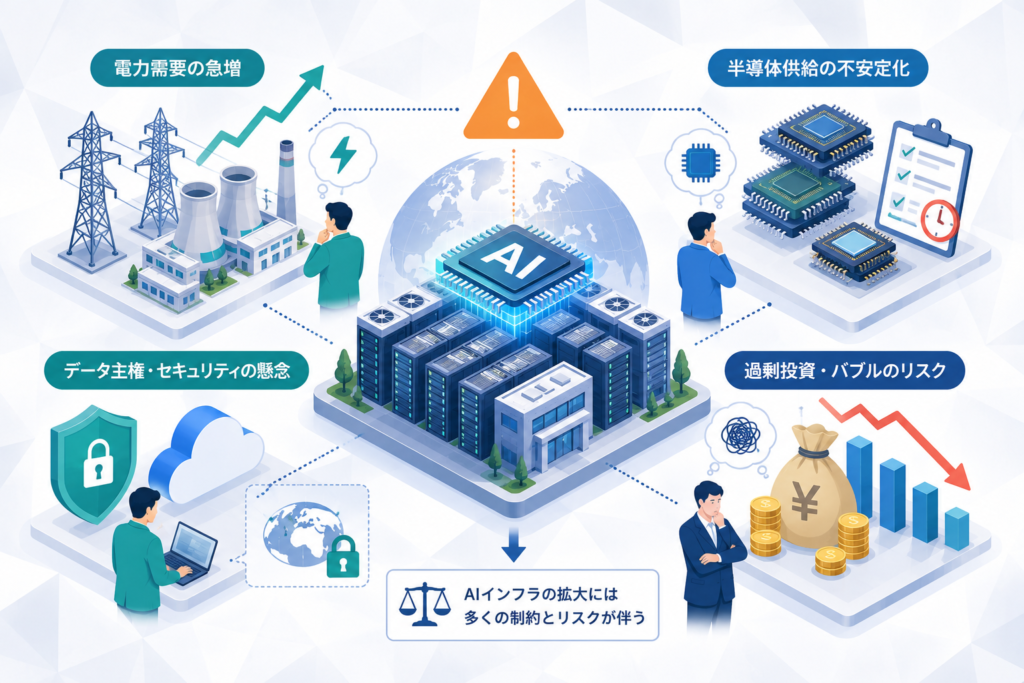 AIインフラを取り巻く制約とリスク