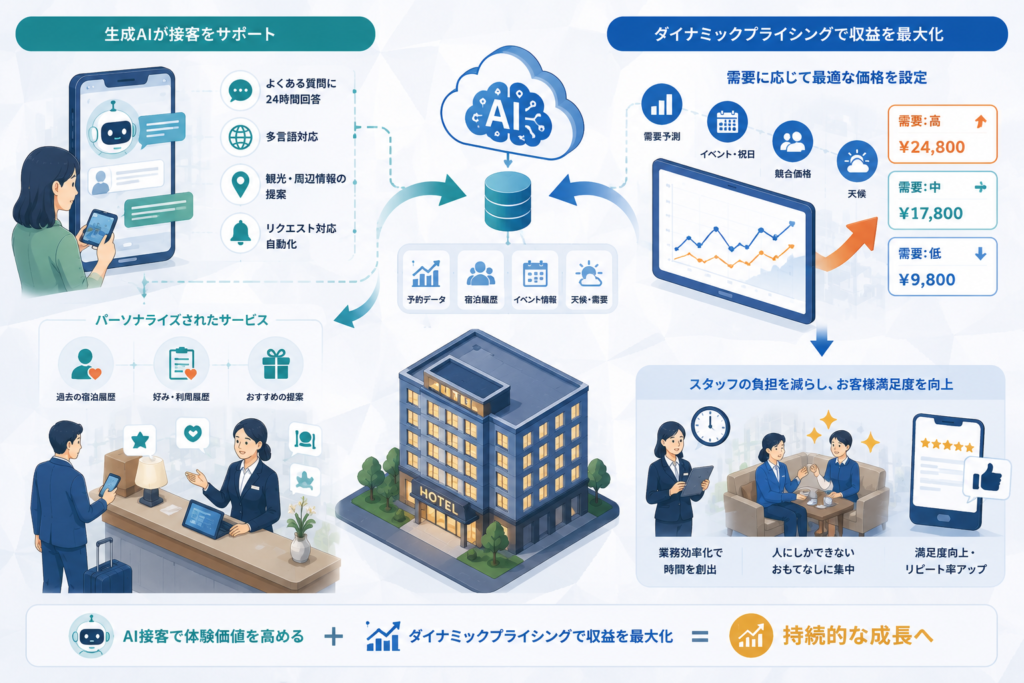 生成AI・ダイナミックプライシングが動かす収益と接客