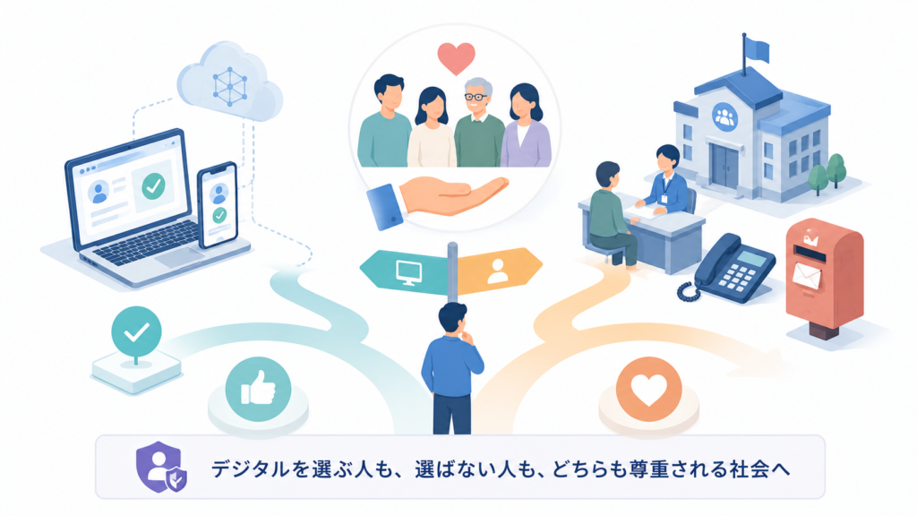 デジタルを使わない自由:人を基準に制度を設計する思想