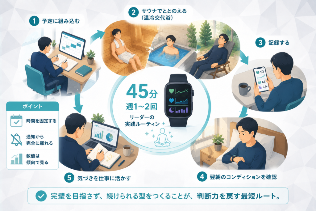 「45分×週1〜2回」から始めるリーダーの実践ルーティン