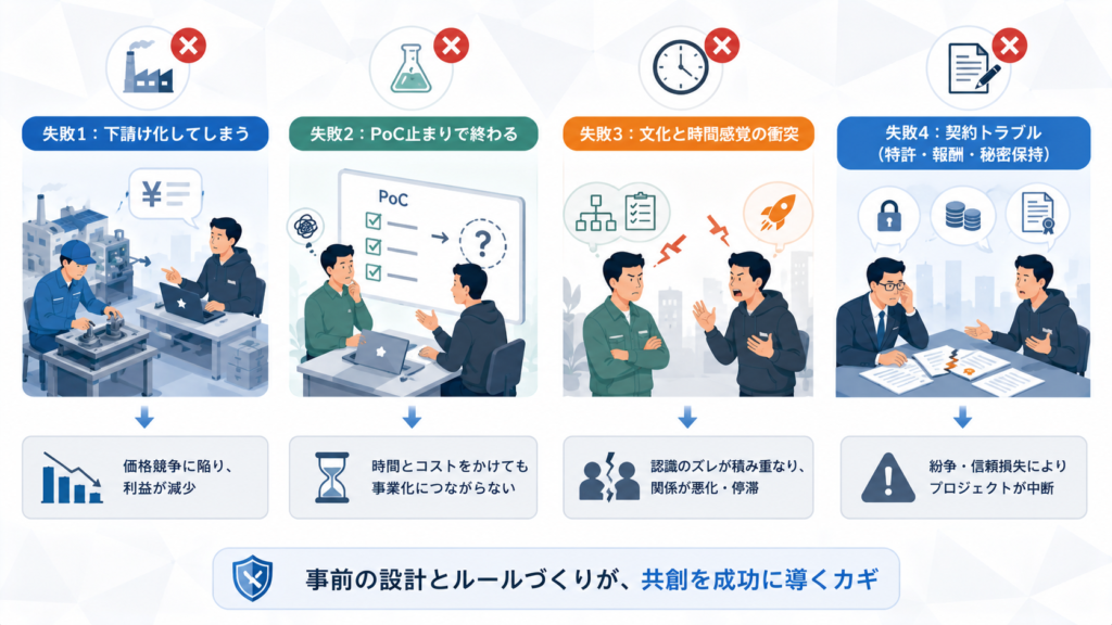 現場で起きる失敗パターンと調整コスト:連携は「きれいな話」では終わらない