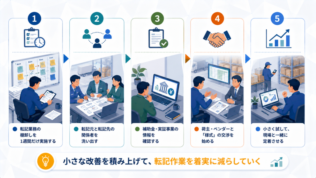 明日から始める。転記業務を減らすための5ステップ