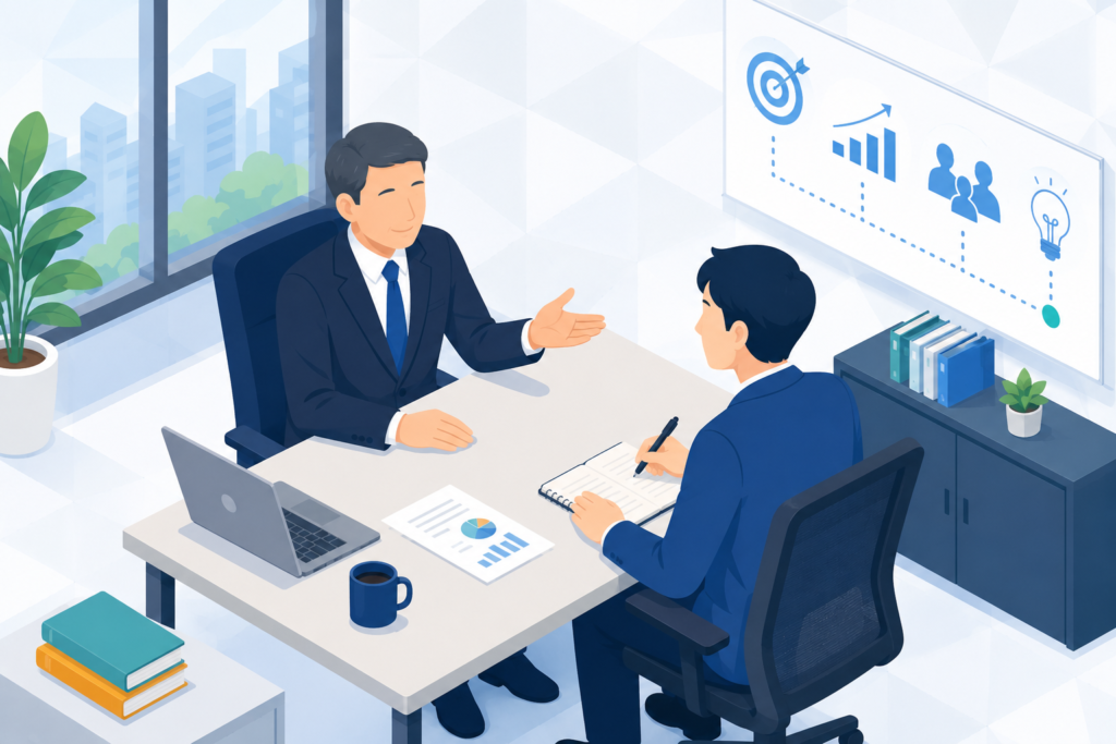今週やること①:社長に15分もらい、期待を聞く