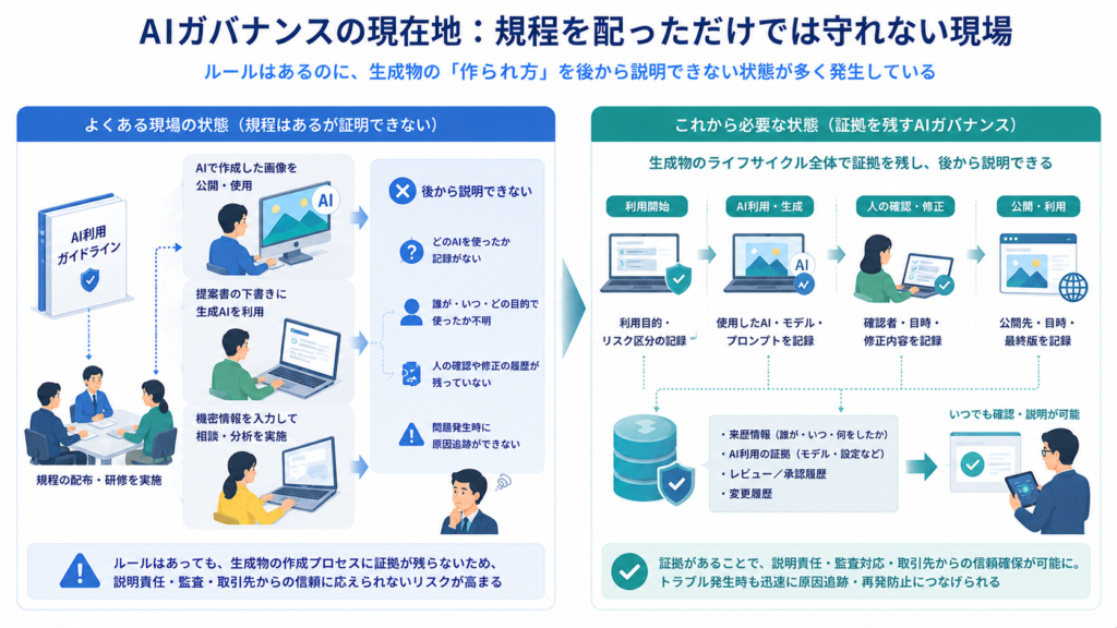 AIガバナンスの現在地:規程を配っただけでは守れない現場