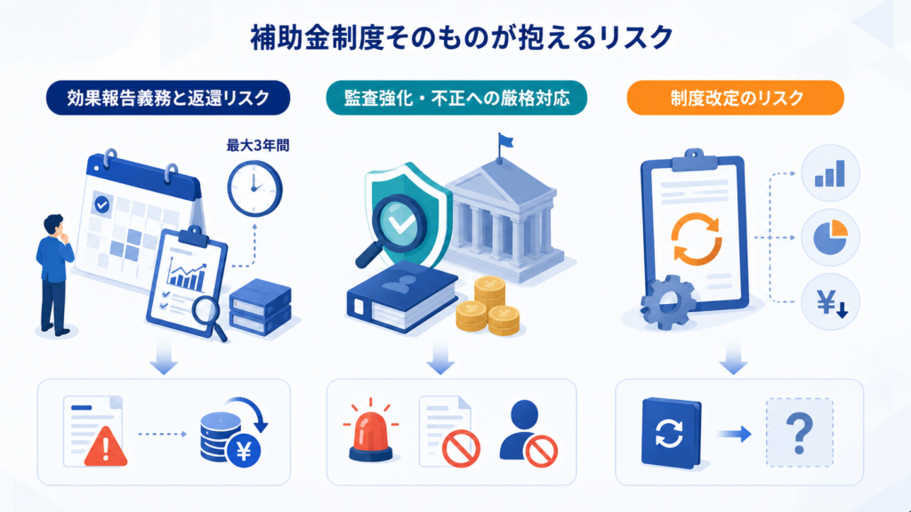 補助金制度そのものが抱えるリスクを理解する