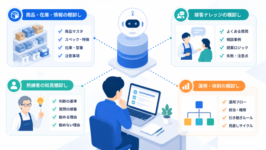 導入前に棚卸ししておきたい社内資産