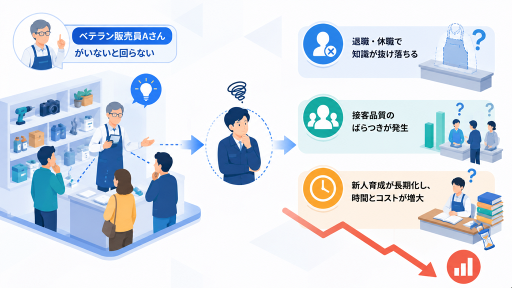 熟練者依存が限界を迎える専門店の現実