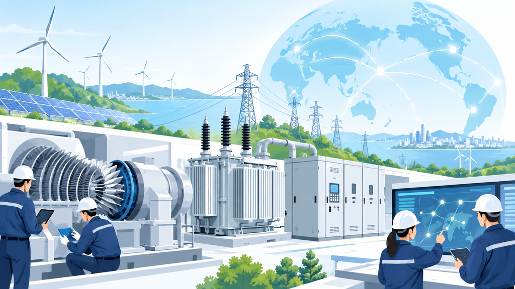 AI需要と電力・送電基盤の関係を整理する説明図解
