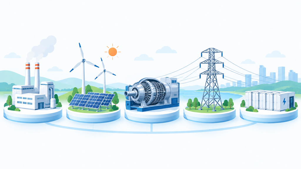 AI需要と電力・送電基盤の関係を整理する説明図解