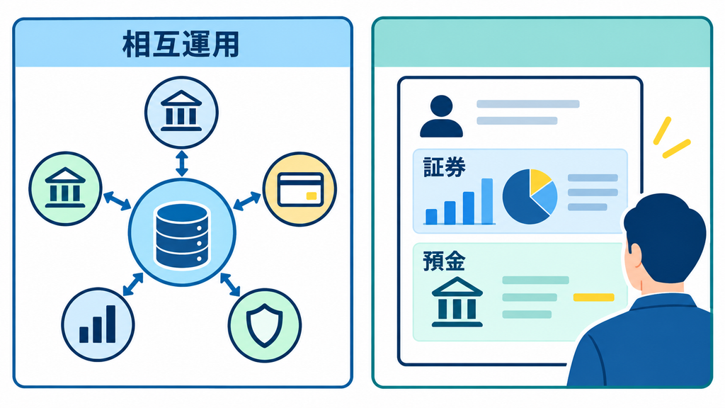 アカウント・アグリゲーターの相互運用と証券および預金情報を統合する取引明細書の仕組み